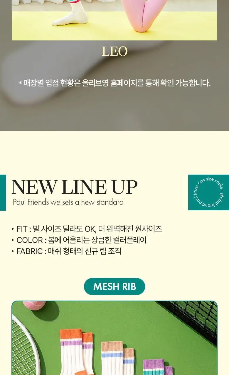 [폴프랜즈] 원사이즈 크루삭스 몰리 세트 (MOL) 상세페이지 5